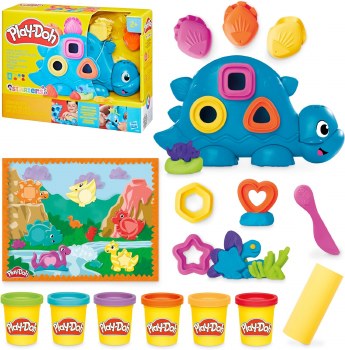 PLAY-DOH SHAPES &amp; COLORS DINO