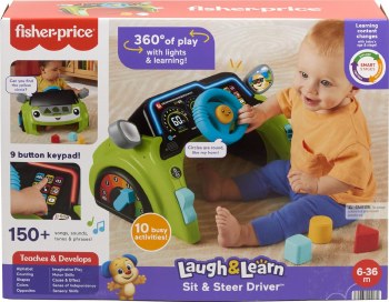 FISHER PRICE SIT &amp; STEER DRIVER