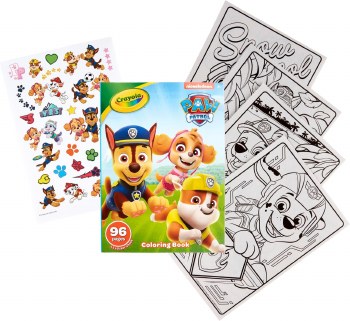 CRAYOLA COLORING BOOK PAW PATROL