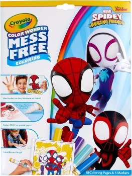 CRAYOLA COLOR WONDER SPIDEY &amp; FRIENDS