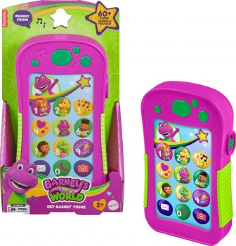 FISHER PRICE HEY BARNEY PHONE