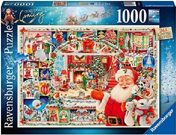 RAVENSBURGER PUZZLE 1000pc CHRISTMAS COM