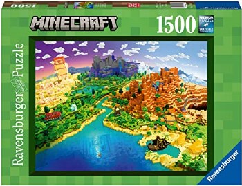 RAVENSBURGER PUZZLE 1500PC MINECRAFT