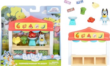 BLUEY ICE FARMERS MARKET PLAYSET