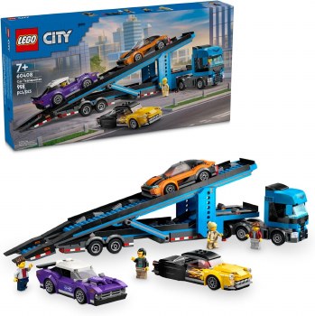 LEGO 60408 CAR TRANSPORTER TRUCK W/CARS