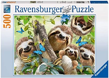 RAVENSBURGER 500pc SLOTH SELFIE