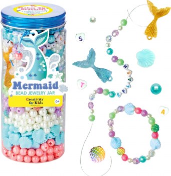 CREATIVITY FOR KIDS MERMAID JEWELRY JAR
