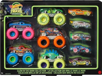 HOT WHEELS GLOW IN DARK MT GIFTSET
