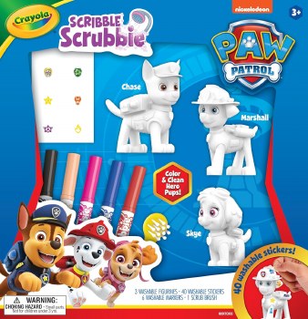 CRAYOLA SCRIBBLE SCRUBBIE PAW PATROL