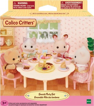 CALICO CRITTERS SWEETS PARTY SET
