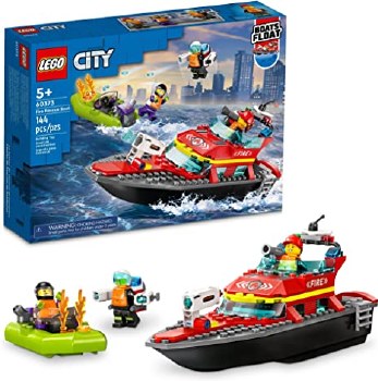 LEGO #60373 CITY FIRE RESCUE BOAT