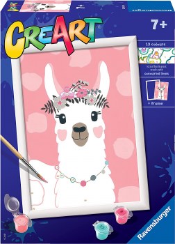 RAVENSBURGER PBN NO DRAMA LLAMA