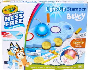 CRAYOLA COLOR WONDER STAMPER BLUEY