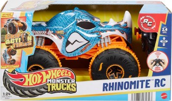 HOT WHEELS MONSTER TRUCK 1:24 R/C RHINO