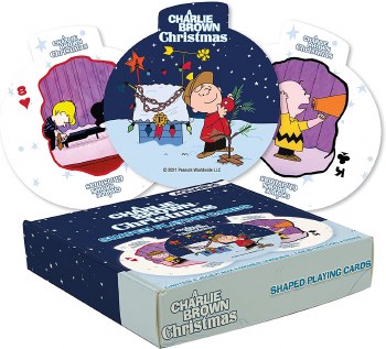 PLAYING CARDS CHARLIE BROWN SHAPED