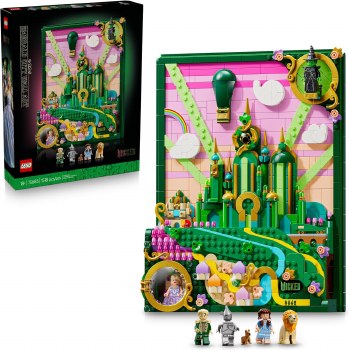 LEGO #75685 WICKED EMERALD CITY WALL ART