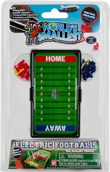 WORLD'S SMALLEST ELECTRONIC FOOTBALL