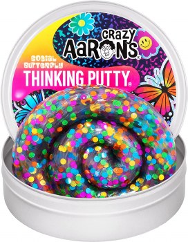CRAZY AARON'S PUTTY 4&quot; SOCIAL BUTTERFLY