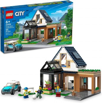 LEGO CITY FAMILY HOUSE &amp; ELECTRIC CAR