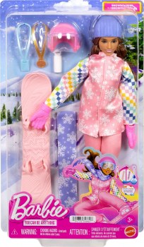 BARBIE 65TH ANNIVERSARY SNOWBOARDER