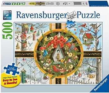 RAVENSBURGER PUZZLE 500pc CHRISTMAS BIRD