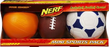 NERF MINI SPORT FOAM BALL SET/3