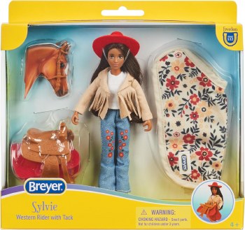 BREYER SILVIA WESTERN RIDER &amp; TACK