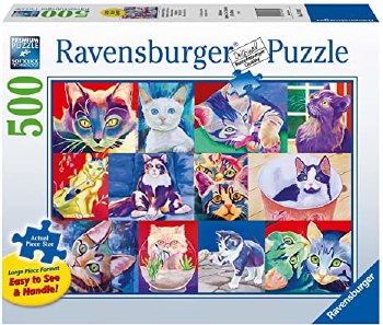 RAVENSBURGER 500pc HELLO KITTY CAT