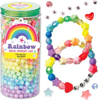 CREATIVITY FOR KIDS RAINBOW BEAD JAR