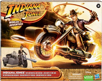 INDIANA JONES W/MOTORCYCLE &amp; SIDECAR