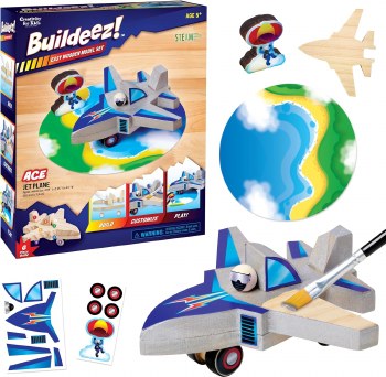 CREATIVITY FOR KIDS BUIDEEZ JET PLANE