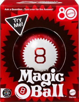 MAGIC 8 BALL MATTEL 80TH ANNIV EDITION