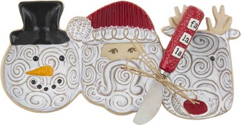 MUDPIE SANTA &amp; FRIENDS TRIPLE DIP