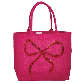 MUD PIE TOTE HOLIDAY SPARKLE HP