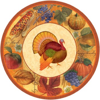 8ct DINNER PLATES THANKSGIVING SCRAPBOOK