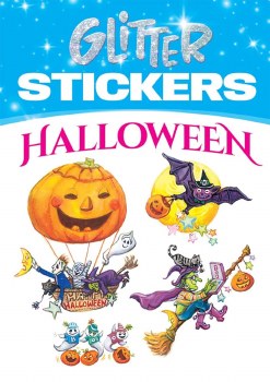 DOVER STICKER BOOK GLITTER HALLOWEEN