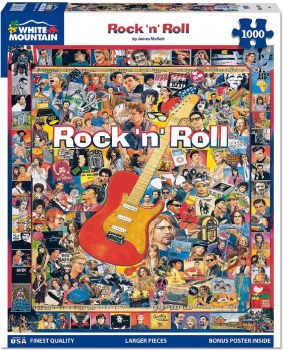 WHITE MTN PUZZLE 1000PC ROCK 'N ROLL