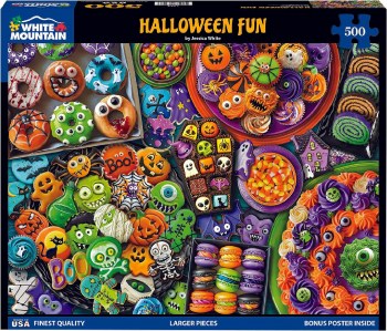 WHITE MTN PUZZLE 500PC HALLOWEEN FUN