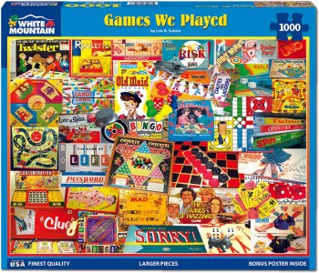 WHITE MTN PUZZLE 1000PC GAMES WE PLAYED