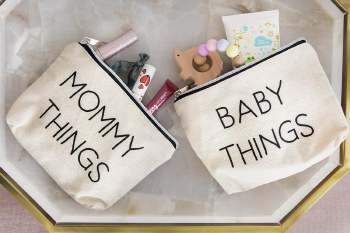 POUCH SET BABY/MOMMY THINGS