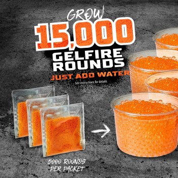 NERF GELFIRE 15,000 ROUNDS
