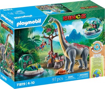 PLAYMOBIL BRACHIOSAURUS W/HOVERCRAFT