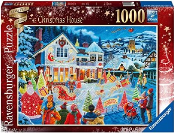 RAVENSBURGER PUZZLE 1000 CHRISTMAS HOUSE