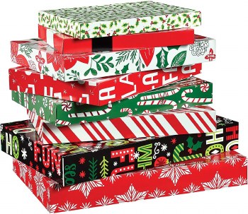 AMSCAN 8CT XMAS GIFTBOX