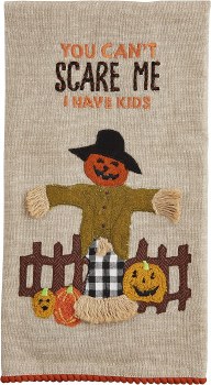 MUD PIE SCARE ME EMBELLISHED TOWEL