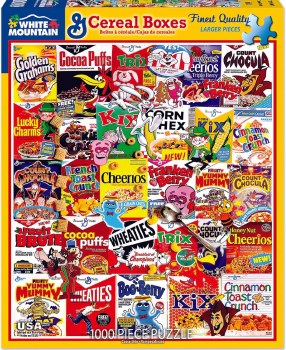 WHITE MTN PUZZLE 1000PC CEREAL BOXES