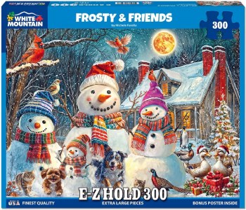 WHITE MTN PUZZLE 300PC FROSTY &amp; FRIENDS