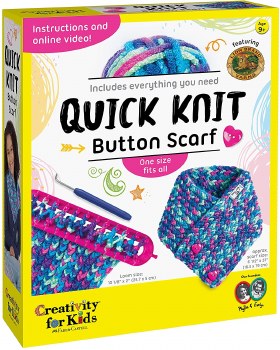CREATIVITY FOR KIDS QUICK KNIT SCARF