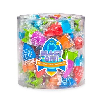OOLY BLAST OFF ERASER/SHARPENER