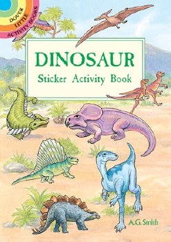 DOVER STICKER BOOK DINOSAUR